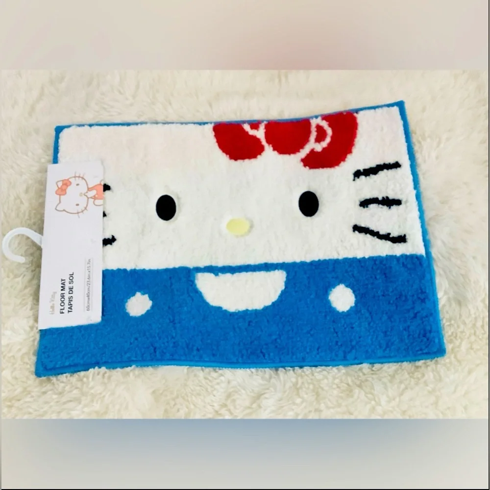 Sanrio Hello Kitty Blue Floor Mat